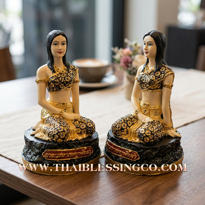 👩‍💼 Sacred "Mae Nang Phaya Ngiu Dam" (The Sovereign Lady of Black Ngiu Wood) – Large Resin Altar Edition: Kruba Baeng, Wat Ban Tanot (2025) – The Ultimate Engine for Divine Charisma, Business Dominance, and Untouchable Protection!