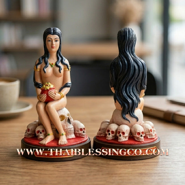 👠 Sacred "Mae Phray Maha Lap" (The Great Fortune Spirit Mother) – Large Resin Altar Edition: Pu Dev (2019) – The High-Octane Spiritual Engine for Rapid Wealth, Hypnotic Charm, and Sovereign Authority!