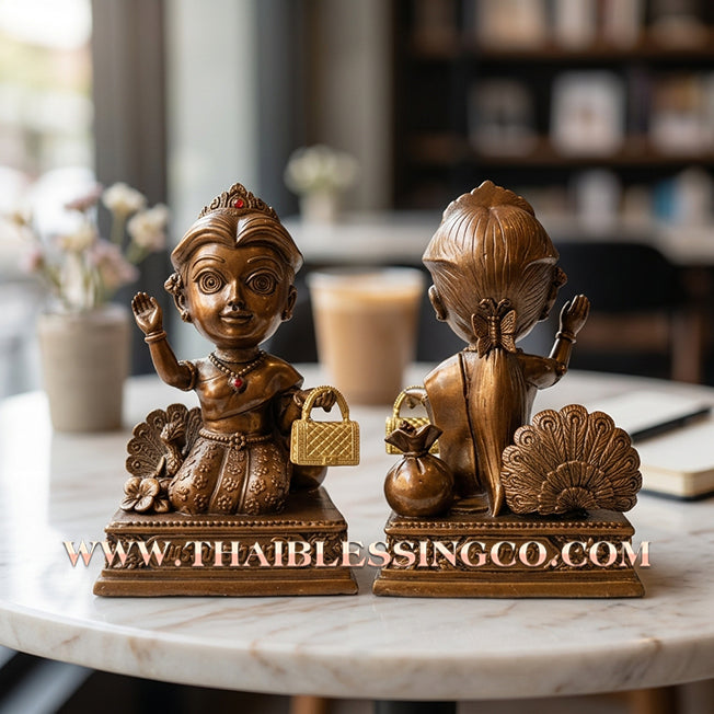 🔥 Sacred "Mae Thong Manee" (The Jewel Goddess of Beckoning Wealth) – Crab-Oil Polished Samrit Bronze Altar The Ultimate Engine for Magnetic Attraction, Supreme Charm, and Unstoppable Life Elevation!