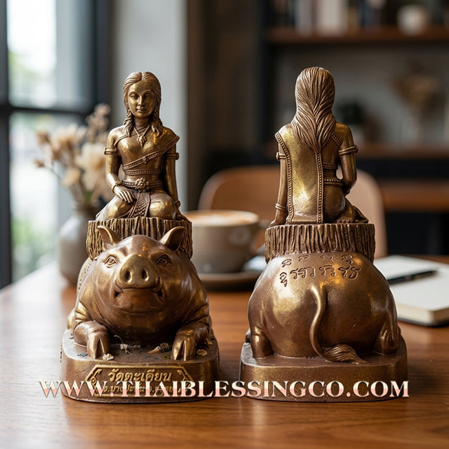 👠 Sacred "Mae Urai Thip" – High-Vibration Altar Edition: Luang Pho Yongyut, Wat Takhian (2024) – Consecrated by Luang Pho Chat, Wat Ban Pun – The Supernatural Engine for Wealth Retrieval, Trade Dominance, and Sovereign Charisma!