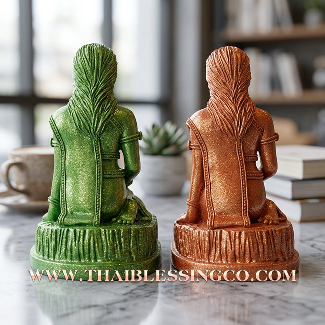 👠 Sacred "Mae Uraiwan & Mae Urai Thip" Twin Deity – Resin Altar Edition: Luang Pho Yongyut, Wat Takhian (2024) – Consecrated by Luang Pho Chat, Wat Ban Pun – The Ultimate Synergy for Doubling Wealth, Absolute Trade Mastery, and Sovereign Charisma!