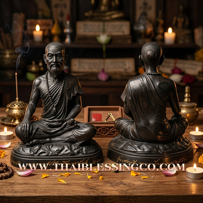 🩺 Sacred "Mor Chiwok Komarabhacca" (The Divine Physician) – "Millionaire 1000 Million" Samrit Bronze Edition: Luang Pu Kee, Wat Sri Lamyong (2008) – The Supreme Engine for Sovereign Wealth, Vitality, and Life-Saving Prosperity!