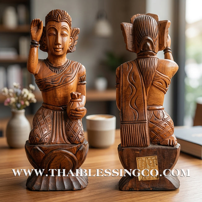 ✨🔥 Sacred "Nang Kwak" Hand-Carved Teakwood – Ta Poon (Pu Khem Thong) Edition: The Legend of Phetchabun – The Ultimate Engine for Infinite Wealth, Business Dominance, and Unstoppable Life Elevation!