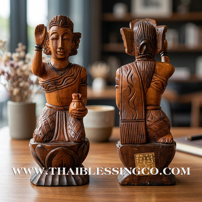✨🔥 Sacred "Nang Kwak" Hand-Carved Teakwood – Ta Poon (Pu Khem Thong) Edition: The Legend of Phetchabun – The Ultimate Engine for Infinite Wealth, Business Dominance, and Unstoppable Life Elevation!