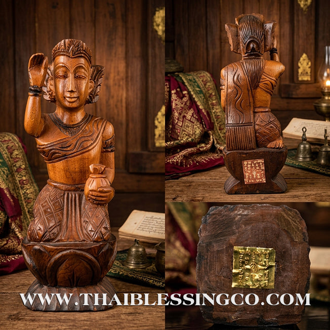 ✨🔥 Sacred "Nang Kwak" Hand-Carved Teakwood – Ta Poon (Pu Khem Thong) Edition: The Legend of Phetchabun – The Ultimate Engine for Infinite Wealth, Business Dominance, and Unstoppable Life Elevation!