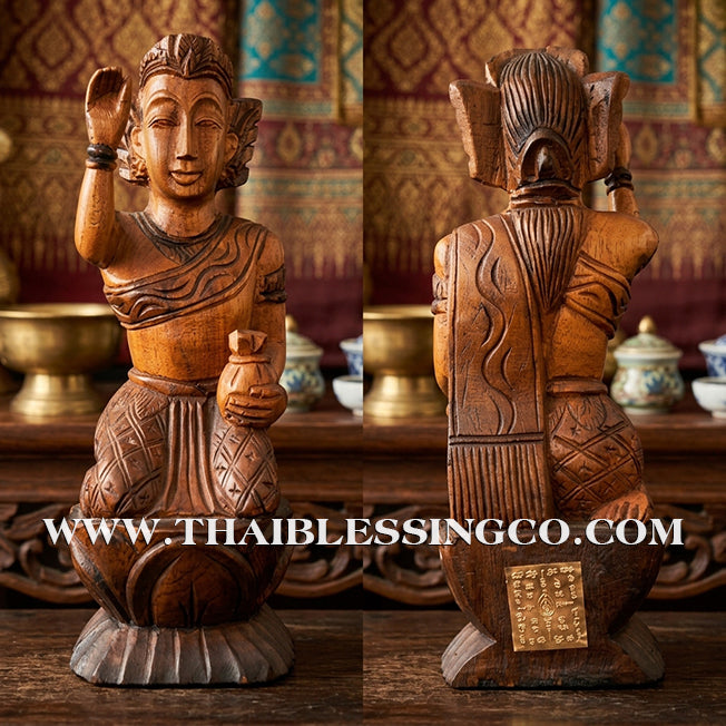 ✨🔥 Sacred "Nang Kwak" Hand-Carved Teakwood – Ta Poon (Pu Khem Thong) Edition: The Legend of Phetchabun – The Ultimate Engine for Infinite Wealth, Business Dominance, and Unstoppable Life Elevation!
