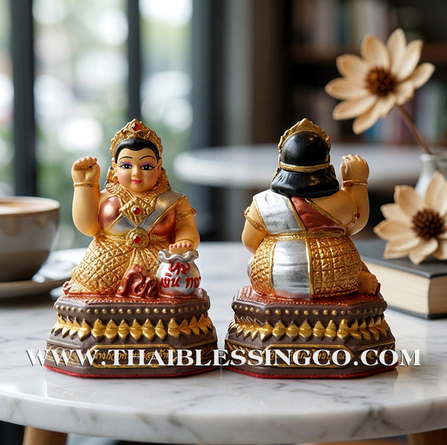 ✨🔥 Sacred "Nang Kwak Maha Larp" (The Great Wealth Goddess) – Sap Saen Lan Edition: Khru Ba Ariyachat, Wat Saeng Kaeo Phothiyan (Chiang Rai) – The Divine Engine for Global Trade, Infinite Fortune, and Unstoppable Life Elevation!