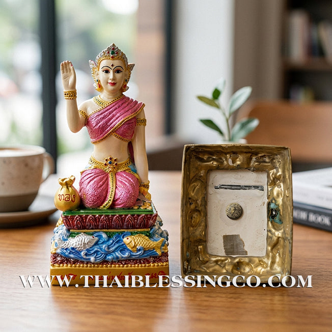 💰 Sacred "Nang Kwak" Metal Painted Edition – Duang Maha Setthee (Millionaire's Destiny): Luang Phor Sawai, Wat Prasat Phanom Rung (2010) – The Divine Engine for Imperial Wealth, Hypnotic Charm, and Unstoppable Life Elevation!