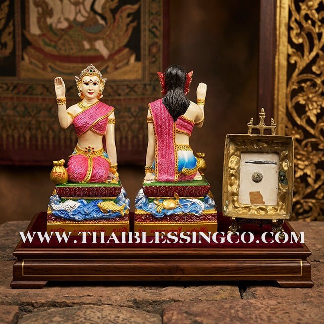 💰 Sacred "Nang Kwak" Metal Painted Edition – Duang Maha Setthee (Millionaire's Destiny): Luang Phor Sawai, Wat Prasat Phanom Rung (2010) – The Divine Engine for Imperial Wealth, Hypnotic Charm, and Unstoppable Life Elevation!