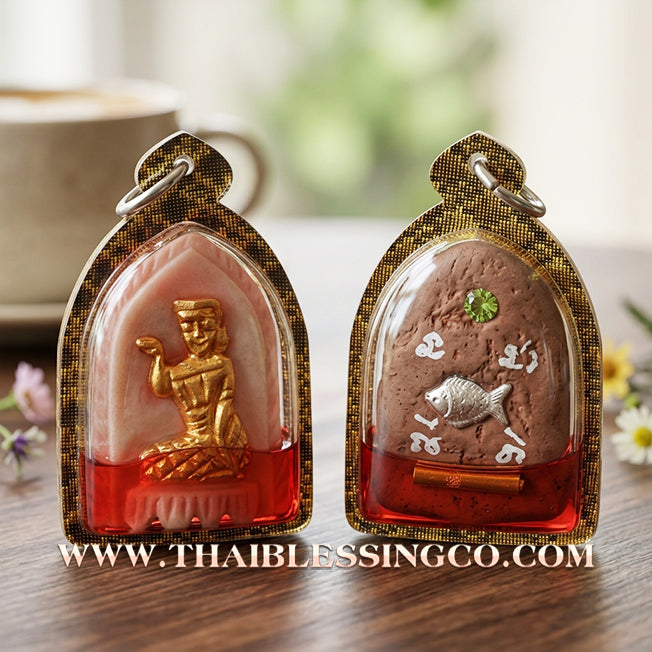 👸 Sacred "Nang Kwak" (Lady of Fortune) – Hand-Carved Ivory Bone in Red Wan Kai Daeng Oil: Ta Poon, The Legendary Lay Master of Phetchabun – The Ultimate Magnet for Rapid Sales, Business Windfalls, and Irresistible Seductive Charm!