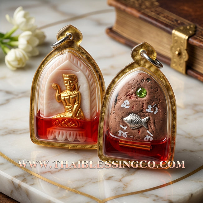 👸 Sacred "Nang Kwak" (Lady of Fortune) – Hand-Carved Ivory Bone in Red Wan Kai Daeng Oil: Ta Poon, The Legendary Lay Master of Phetchabun – The Ultimate Magnet for Rapid Sales, Business Windfalls, and Irresistible Seductive Charm!