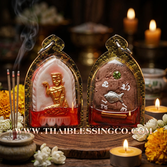 👸 Sacred "Nang Kwak" (Lady of Fortune) – Hand-Carved Ivory Bone in Red Wan Kai Daeng Oil: Ta Poon, The Legendary Lay Master of Phetchabun – The Ultimate Magnet for Rapid Sales, Business Windfalls, and Irresistible Seductive Charm!
