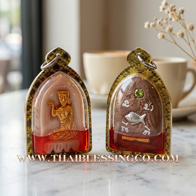 👸 Sacred "Nang Kwak" (Lady of Fortune) – Hand-Carved Ivory Bone in Red Wan Kai Daeng Oil: Ta Poon, The Legendary Lay Master of Phetchabun – The Ultimate Magnet for Rapid Sales, Business Windfalls, and Irresistible Seductive Charm!