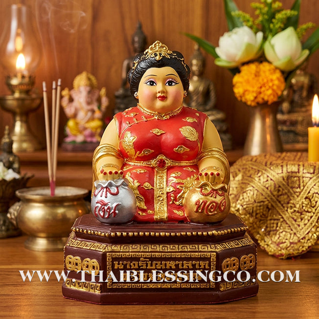 ✨🔥 Sacred "Nang Rub Maha Larp" (The Goddess of Great Receiving) – Sap Sombun Edition: Khru Ba Ariyachat, Wat Saeng Kaeo Phothiyan (Chiang Rai) – The Divine Engine for Total Asset Retention, Trade Mastery, and Unstoppable Life Elevation!