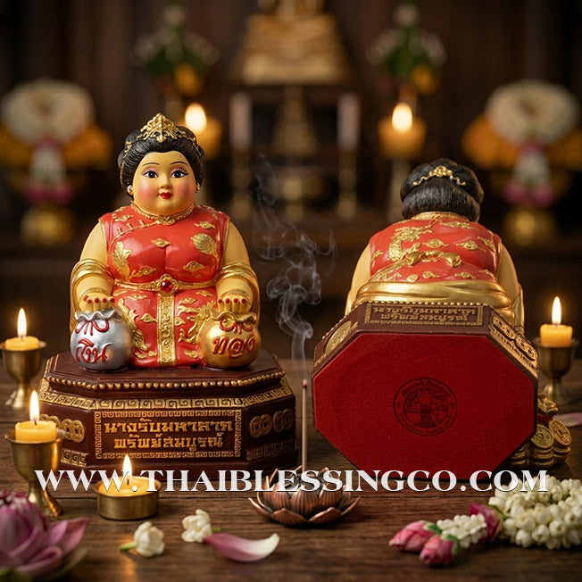 ✨🔥 Sacred "Nang Rub Maha Larp" (The Goddess of Great Receiving) – Sap Sombun Edition: Khru Ba Ariyachat, Wat Saeng Kaeo Phothiyan (Chiang Rai) – The Divine Engine for Total Asset Retention, Trade Mastery, and Unstoppable Life Elevation!
