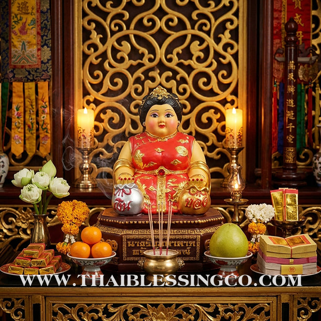 ✨🔥 Sacred "Nang Rub Maha Larp" (The Goddess of Great Receiving) – Sap Sombun Edition: Khru Ba Ariyachat, Wat Saeng Kaeo Phothiyan (Chiang Rai) – The Divine Engine for Total Asset Retention, Trade Mastery, and Unstoppable Life Elevation!