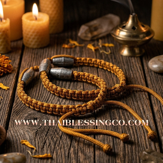✨🕉️ Sacred "Nawa Horakhun" Na Maha Mongkol Baramee 87 Bracelet: Luang Pu Khaek, Wat Sunthorn Pradit (2009 Exclusive Edition) – The Legendary "8-Direction" Shield for Infinite Merit, Absolute Protection, and Royal Prosperity