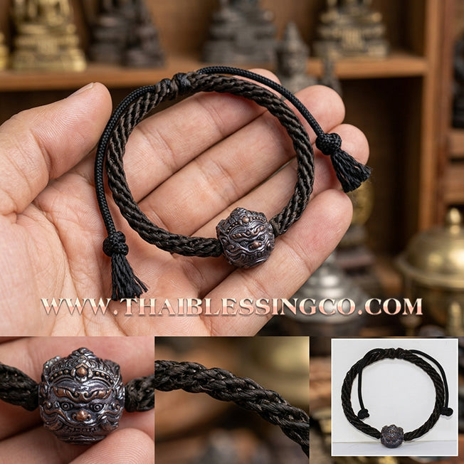 ✨🕉️ Sacred "No Mo Srivijaya" Phra Rahu Alchemical Sphere (Luk Om) – Baramee Srivijaya Edition (2019): Consecrated by Achan Plian & 9 Masters of the South – The Ultimate Talisman for Turning Fate, Swallowing Negativity, and Manifesting Southern Wealth!