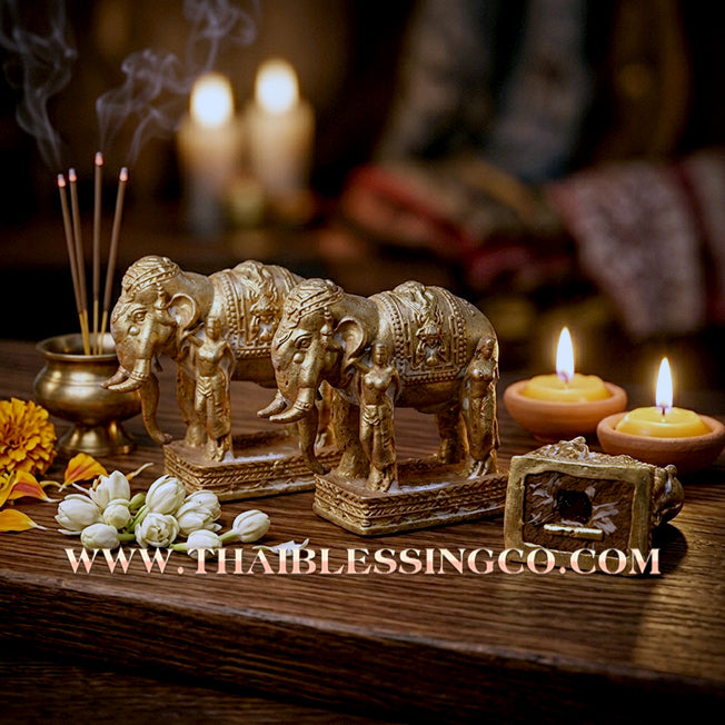 🐘 Sacred "Phaya Hatthi Sangwat" (The Great Elephant of Union) – Ancient Bronze Alloy Edition: Multi-Master Consecration – The Ultimate High-Frequency Tool for Extreme Attraction, Social Dominance, and Never-Ending Charisma!