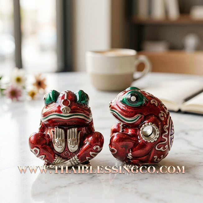 🐸 Sacred "Phaya Kob Khot Setthi" (The Billionaire Frog King) The Ultimate Engine for Explosive Trade, Swallowing Debt, and Manifesting Sovereign Riches!