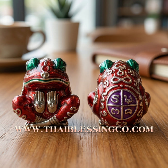 🐸 Sacred "Phaya Kob Khot Setthi" (The Billionaire Frog King) The Ultimate Engine for Explosive Trade, Swallowing Debt, and Manifesting Sovereign Riches!
