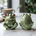 🐸 Sacred "Phaya Kob Khot Setthi" (The Billionaire Frog King) – Iridescent "Blue Bronze" Edition: Kruba Kamfan, Wat Kor Choke, Chiang Mai (2021) – The Ultimate Engine for Explosive Trade, Swallowing Debt, and Manifesting Sovereign Riches!