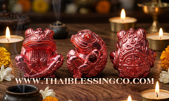 🐸 Sacred "Phaya Kob Khot Setthi" (The Billionaire Frog King) – Iridescent "Pink Bronze" Edition: Kruba Kamfan, Wat Kor Choke, Chiang Mai (2021) – The Ultimate Engine for Explosive Trade, Swallowing Debt, and Manifesting Sovereign Riches!