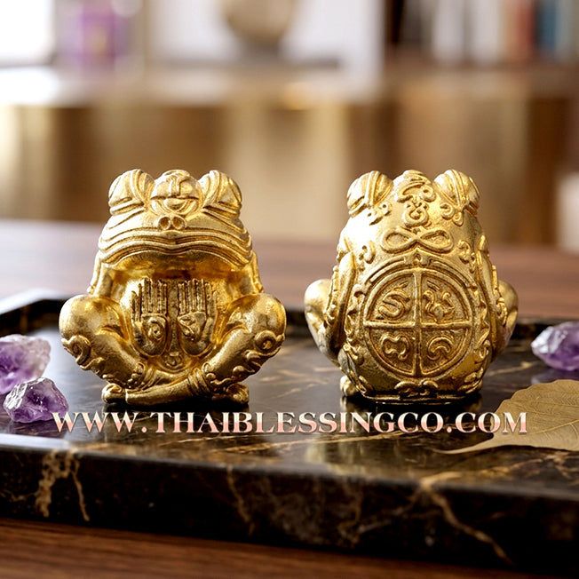🐸 Sacred "Phaya Kob Khot Setthi" (The Billionaire Frog King) – Kruba Kamfan, Wat Kor Choke, Chiang Mai (2021) – The Ultimate Engine for Explosive Trade, Swallowing Debt, and Manifesting Sovereign Riches!