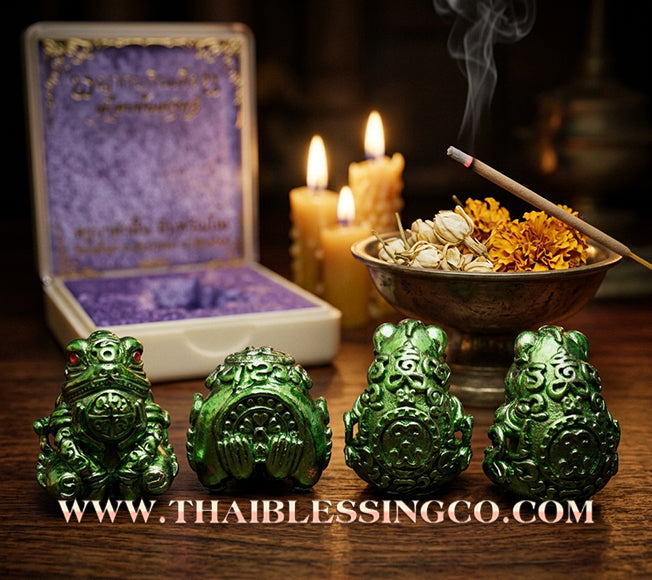 🐸 Sacred "Phaya Kob Kin Duean" (The Moon-Eating Frog King) – Luen Kan Setthi (Millionaire Promotion) The Ultimate Engine for Career Ascension, Swallowing Debt, and Commanding Infinite Riches!