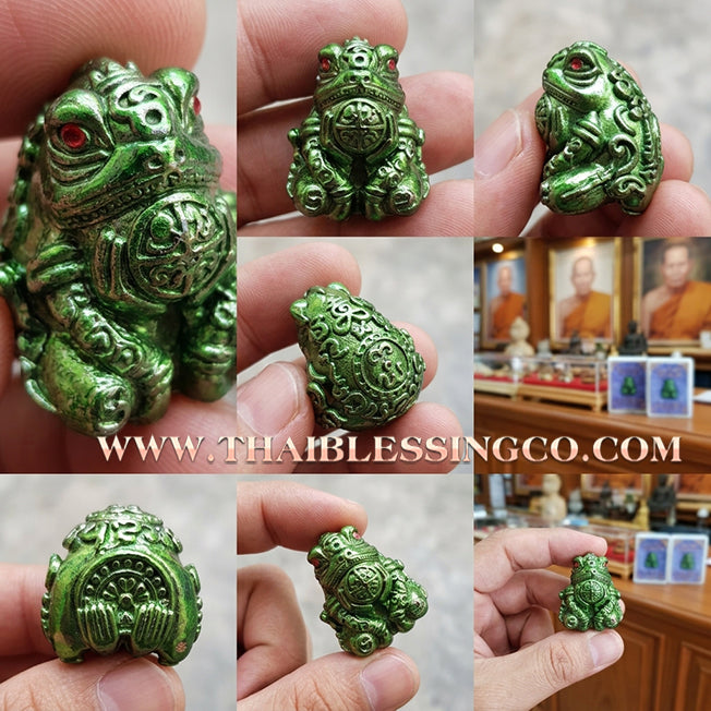 🐸 Sacred "Phaya Kob Kin Duean" (The Moon-Eating Frog King) – Luen Kan Setthi (Millionaire Promotion) The Ultimate Engine for Career Ascension, Swallowing Debt, and Commanding Infinite Riches!
