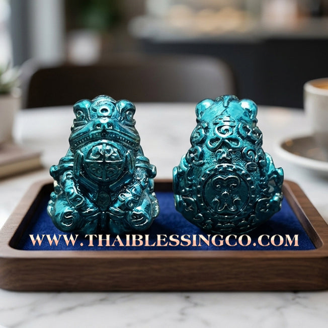 🐸 Sacred "Phaya Kob Kin Duean" (The Moon-Eating Frog King) The Ultimate Engine for Career Breakthroughs, Swallowing Debt, and Manifesting Elite Riches!