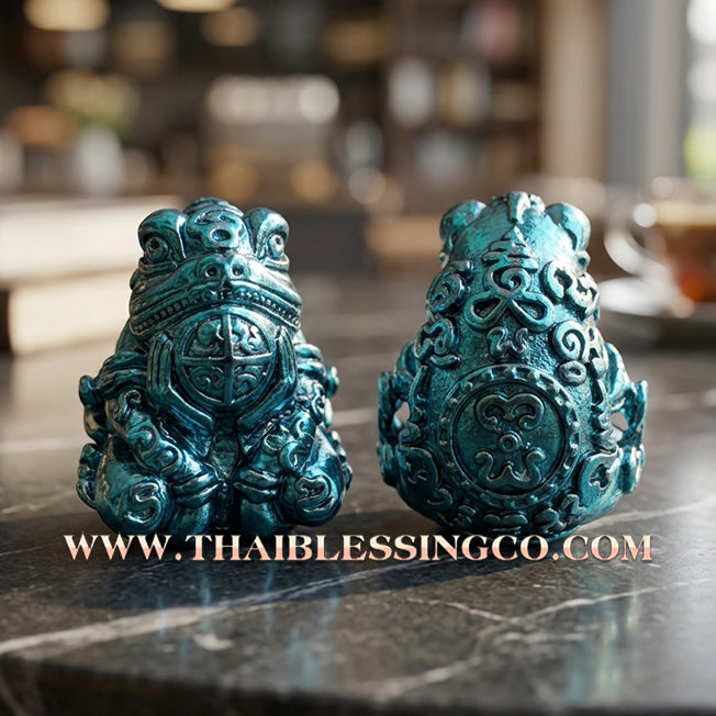🐸 Sacred "Phaya Kob Kin Duean" (The Moon-Eating Frog King) The Ultimate Engine for Career Breakthroughs, Swallowing Debt, and Manifesting Elite Riches!
