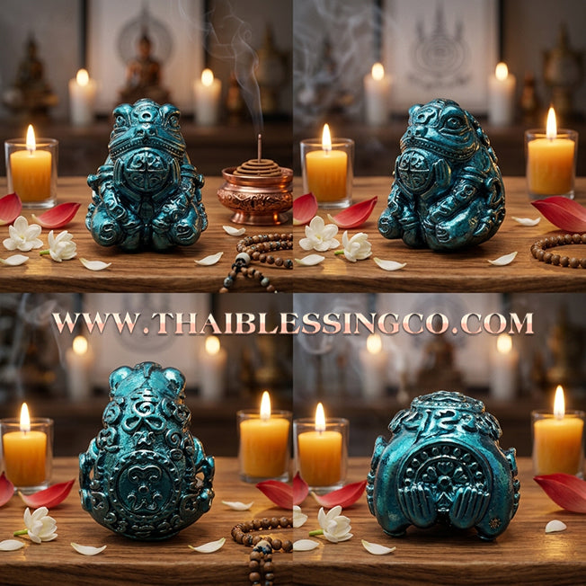 🐸 Sacred "Phaya Kob Kin Duean" (The Moon-Eating Frog King) The Ultimate Engine for Career Breakthroughs, Swallowing Debt, and Manifesting Elite Riches!