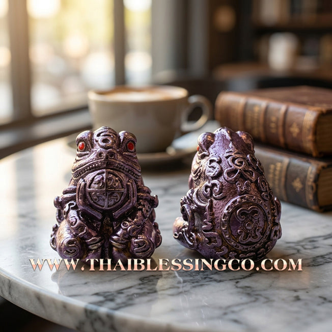 🐸 Sacred "Phaya Kob Kin Duean" (The Moon-Eating Frog King) he Ultimate Engine for Career Breakthroughs, Swallowing Debt, and Manifesting Elite Riches!