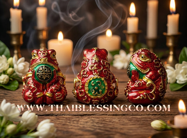 🐸 Sacred "Phaya Kob Kin Duean" (The Moon-Eating Frog King) The Ultimate Power Engine for Career Ascension, Swallowing Debt, and Manifesting Unstoppable Fortune!