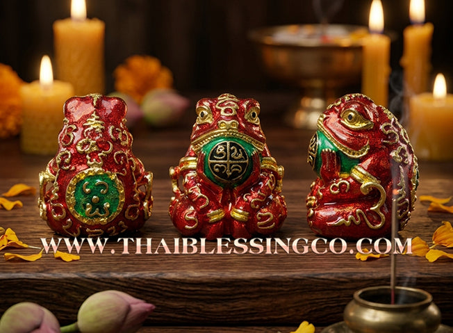 🐸 Sacred "Phaya Kob Kin Duean" (The Moon-Eating Frog King) The Ultimate Power Engine for Career Ascension, Swallowing Debt, and Manifesting Unstoppable Fortune!
