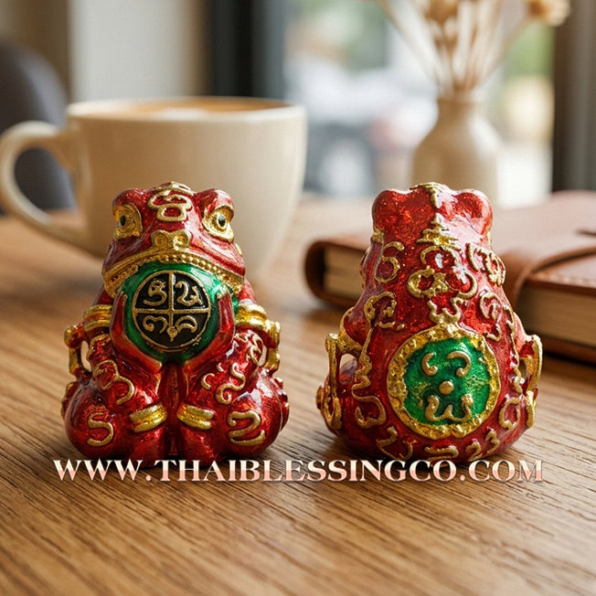 🐸 Sacred "Phaya Kob Kin Duean" (The Moon-Eating Frog King) The Ultimate Power Engine for Career Ascension, Swallowing Debt, and Manifesting Unstoppable Fortune!