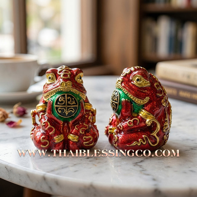 🐸 Sacred "Phaya Kob Kin Duean" (The Moon-Eating Frog King) The Ultimate Power Engine for Career Ascension, Swallowing Debt, and Manifesting Unstoppable Fortune!