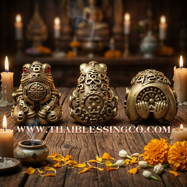 🐸 Sacred "Phaya Kob Kin Duean" (The Moon-Eating Frog King) The Ultimate Engine for Career Ascension, Swallowing Debt, and Commanding Infinite Riches!