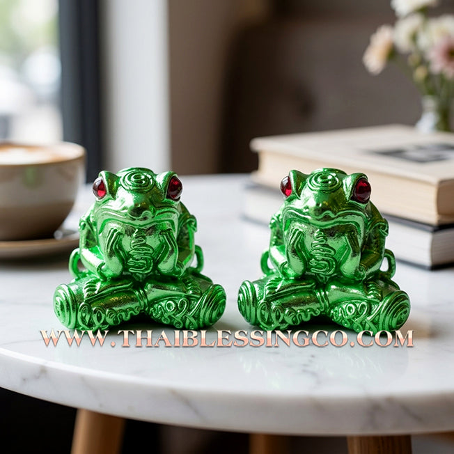 ✨🐸 Sacred "Phaya Kob Kin Duean" (The Moon-Eating Frog King) – Maha Yant Pan Lan (Billionaire Yantra) The Ultimate Engine for Swallowing Debt and Manifesting Billionaire-Level Wealth!