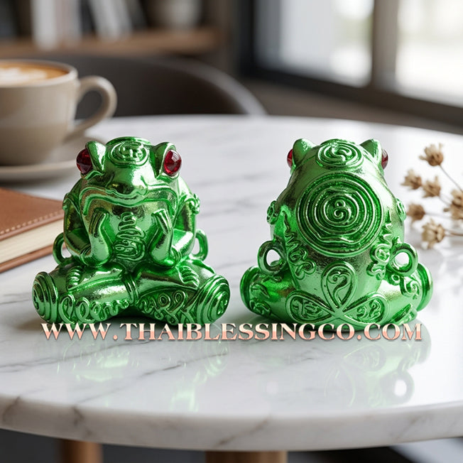 ✨🐸 Sacred "Phaya Kob Kin Duean" (The Moon-Eating Frog King) – Maha Yant Pan Lan (Billionaire Yantra) The Ultimate Engine for Swallowing Debt and Manifesting Billionaire-Level Wealth!