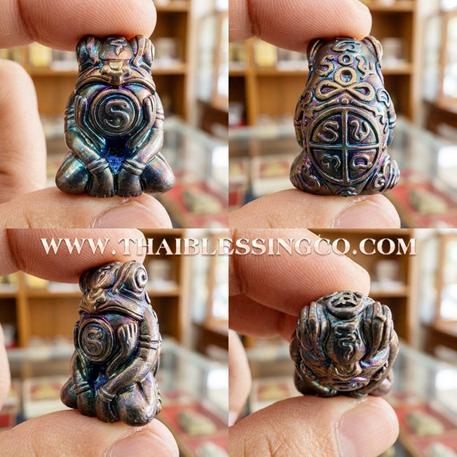✨🐸 Sacred "Phaya Kob Kin Duean" (The Moon-Eating Frog King) – Raja Chok (Great Fortune) – The Ultimate Engine for Swallowing Debt, Devouring Competition, and Manifesting Elite Riches!