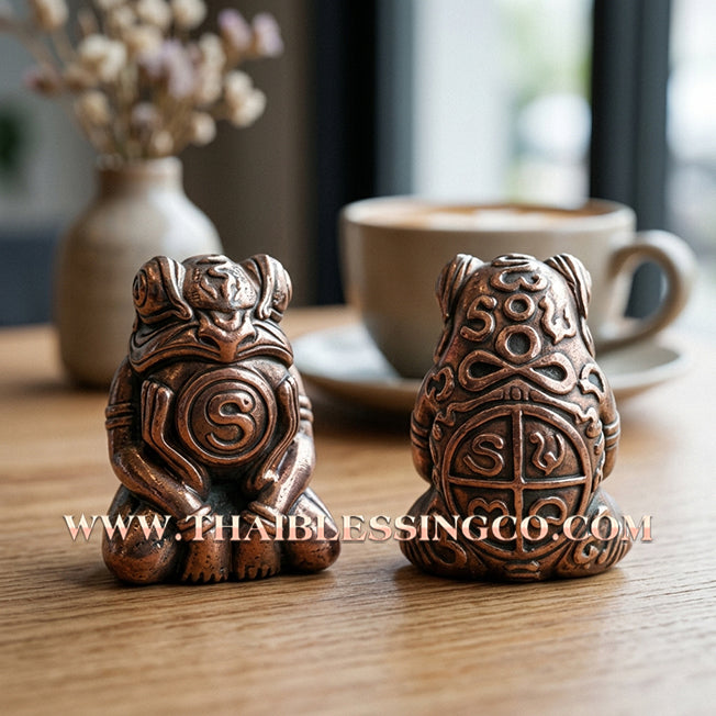 ✨🐸 Sacred "Phaya Kob Kin Duean" (The Moon-Eating Frog King) – Raja Chok (Great Fortune) The Ultimate Engine for Swallowing Debt, Devouring Competition, and Manifesting Unstoppable Riches!