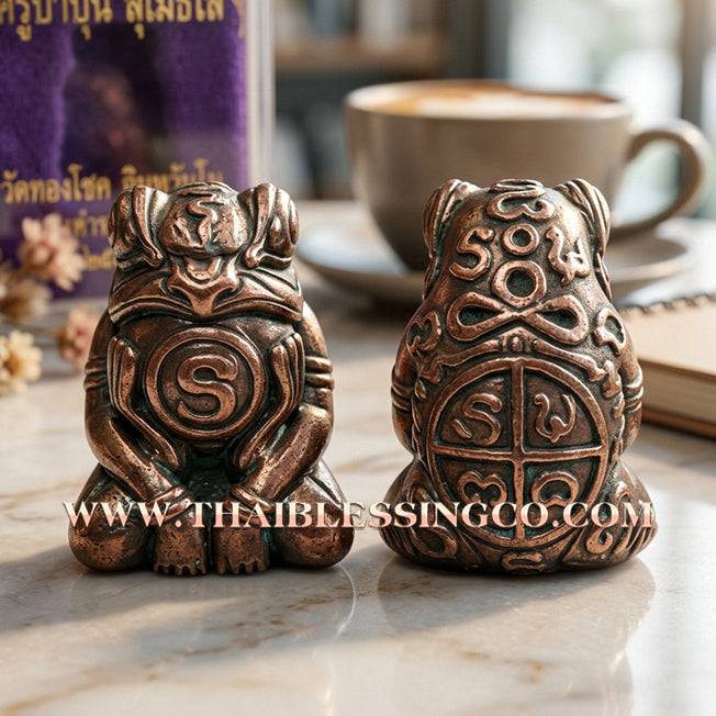 ✨🐸 Sacred "Phaya Kob Kin Duean" (The Moon-Eating Frog King) – Raja Chok (Great Fortune) The Ultimate Engine for Swallowing Debt, Devouring Competition, and Manifesting Unstoppable Riches!