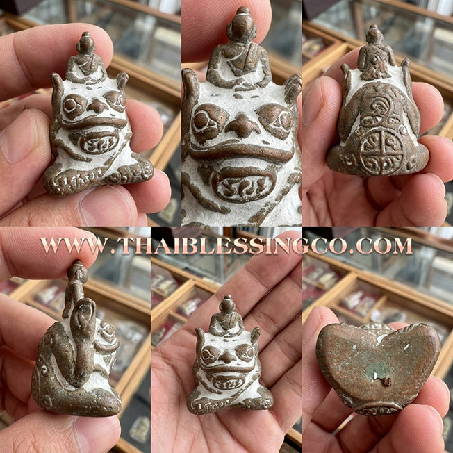 ✨🐸 Sacred "Phaya Kob Kin Duean" (The Moon-Eating Frog King) – Sacred Chanuan Alloy Edition: Luang Phor Upatchaya Kaew, Wat Mae Jong, Chiang Mai (2019) – The Ultimate Engine for Consuming Debt, Swallowing Riches, and Unstoppable Financial Dominance!