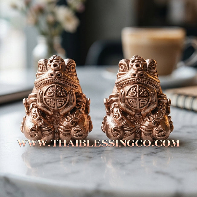 🐸 Sacred "Phaya Kob Kin Duean" (The Moon-Eating Frog King) – The Ultimate Alchemical Tool for Career Advancement, Debt Consumption, and Massive Wealth Magnetism!