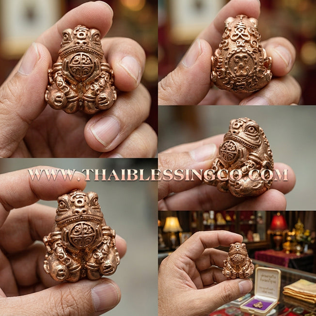 🐸 Sacred "Phaya Kob Kin Duean" (The Moon-Eating Frog King) – The Ultimate Alchemical Tool for Career Advancement, Debt Consumption, and Massive Wealth Magnetism!