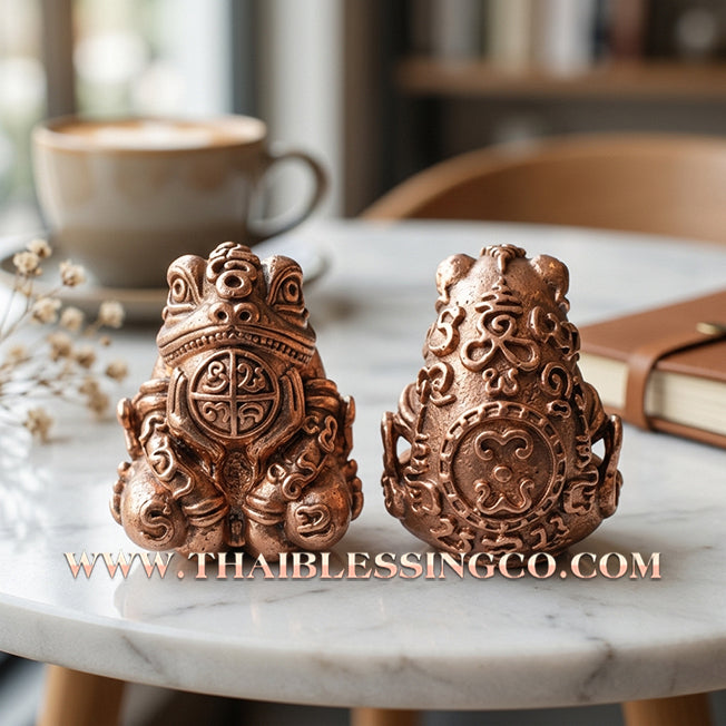 🐸 Sacred "Phaya Kob Kin Duean" (The Moon-Eating Frog King) – The Ultimate Alchemical Tool for Career Advancement, Debt Consumption, and Massive Wealth Magnetism!