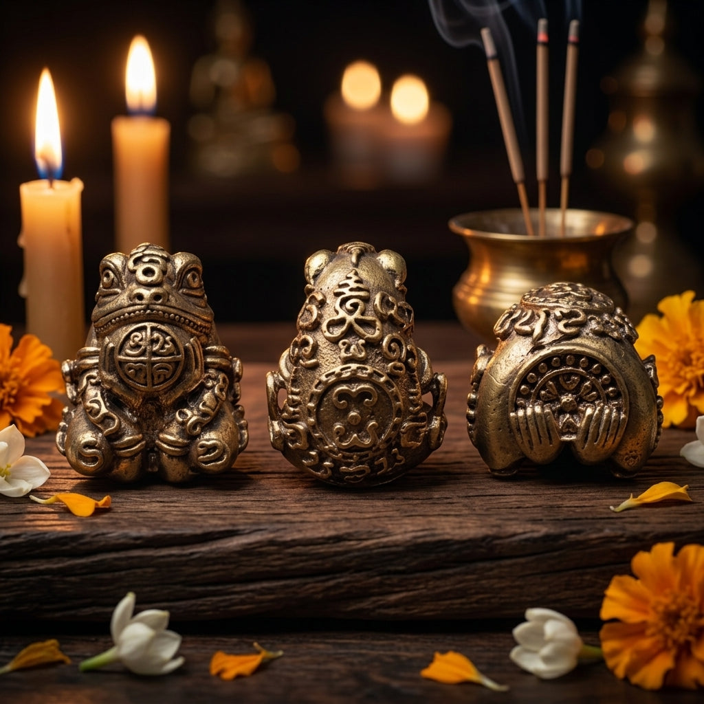 🐸 Sacred "Phaya Kob Kin Duean" (The Moon-Eating Frog King) – The Ultimate Alchemical Tool for Career Advancement, Debt Consumption, and Massive Wealth Magnetism!