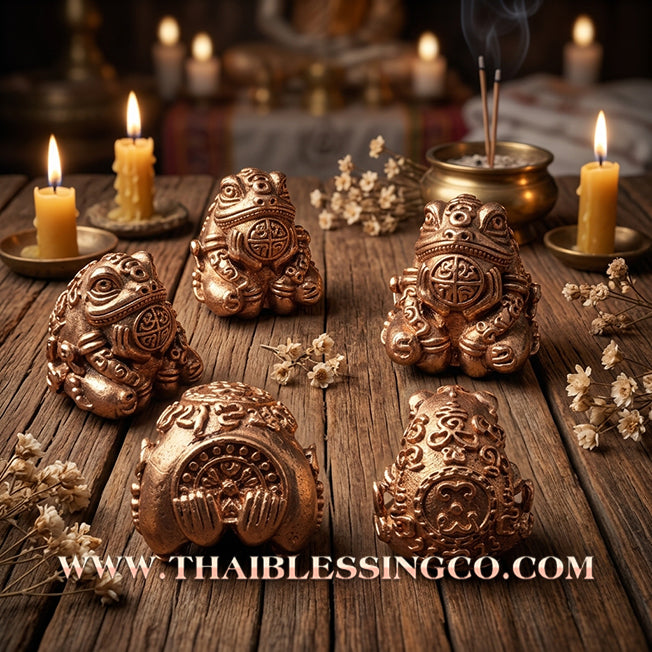 🐸 Sacred "Phaya Kob Kin Duean" (The Moon-Eating Frog King) – The Ultimate Alchemical Tool for Career Advancement, Debt Consumption, and Massive Wealth Magnetism!